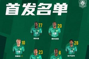历史第二次！国安本场6外援先发，中超队亚冠先发外援再次突破5人