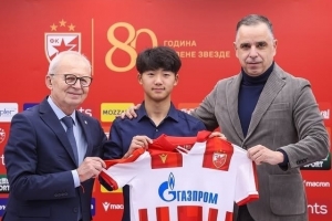 博主：万项从U17国足回归贝尔格莱德红星U19队后先发出战联赛